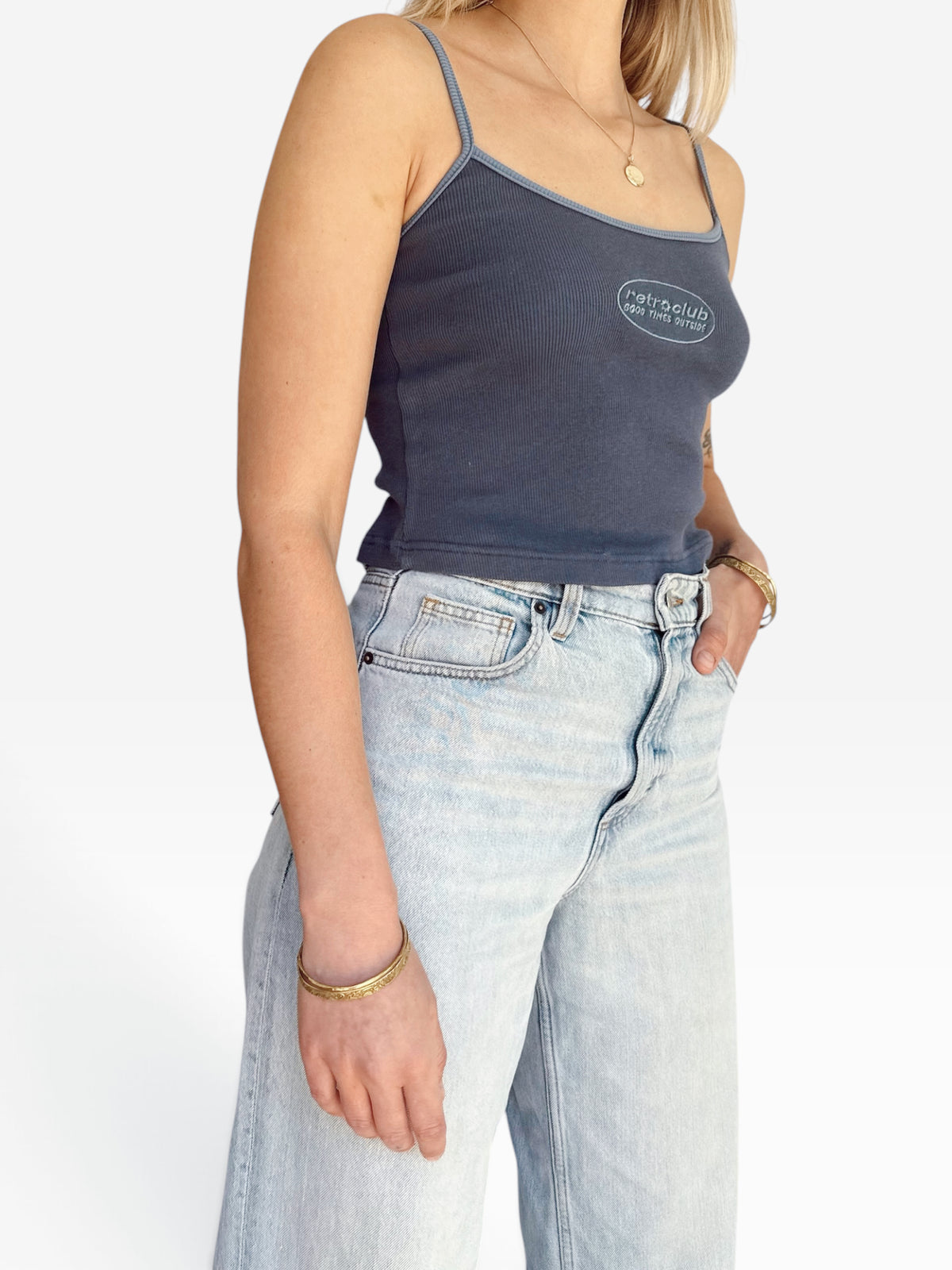 Tank Top (Blue - "Good Times")