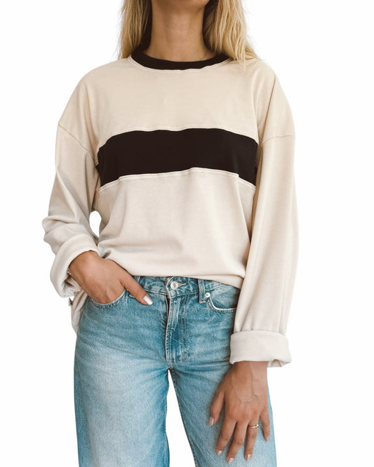 Retro Long Sleeve - Navy