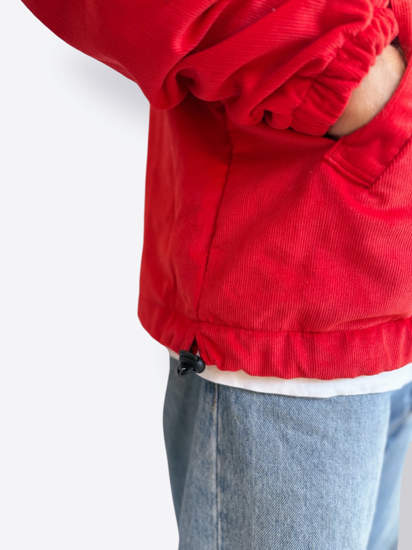 Dusk quarter zip - Retro Red