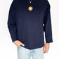 Unisex Sunburst Long Tee (Navy)