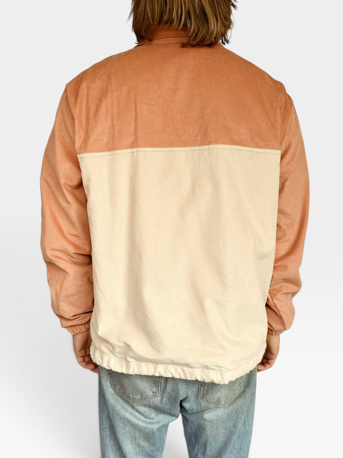 Dawn Corduroy Quarter-Zip (Pink)