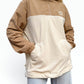 LIMITED EDITION: Dawn Corduroy Quarter-zip (Beige Polar Fleece)