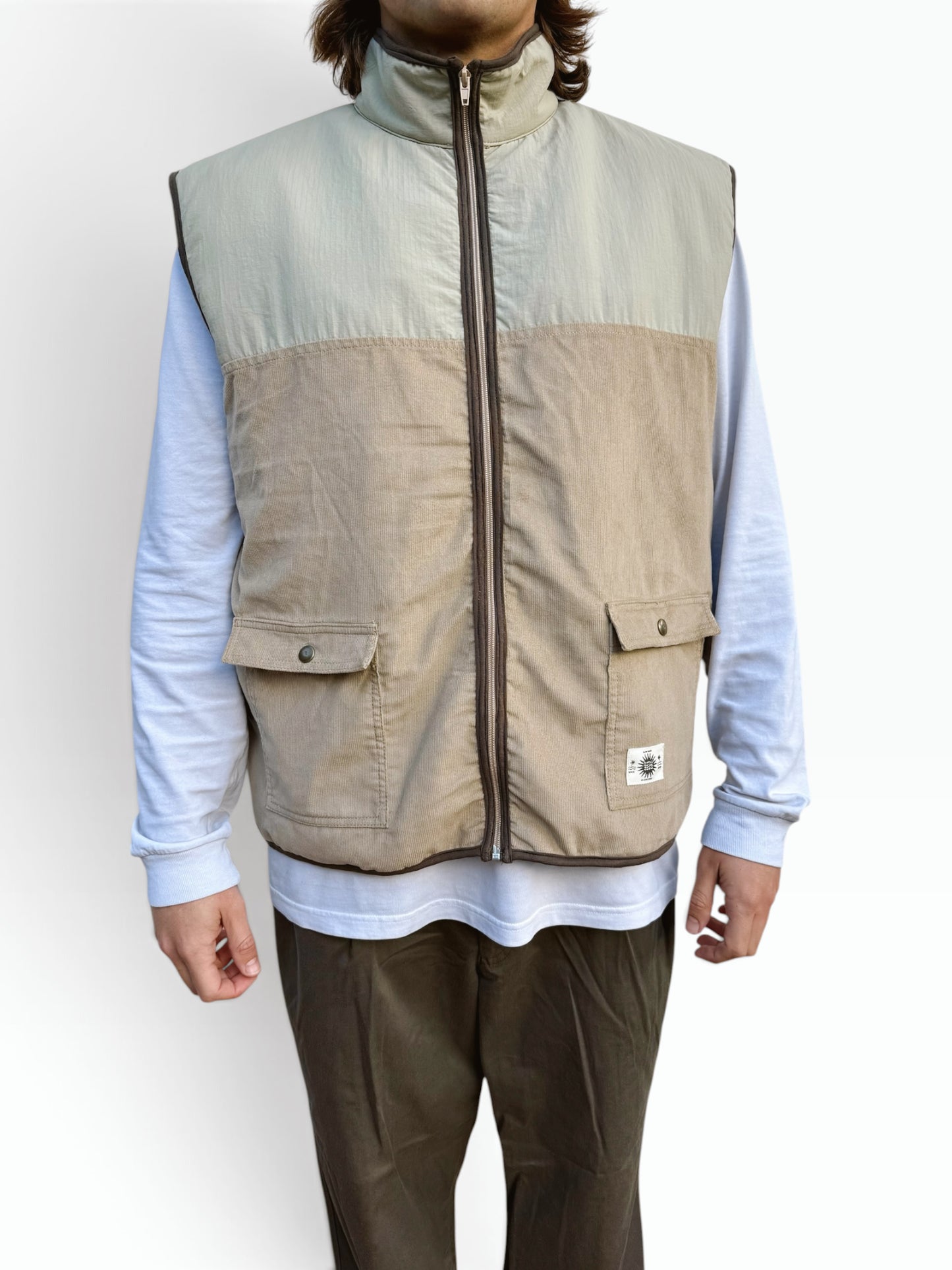 Unisex Fisherman Vest (Sage)