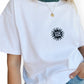 RC Sun - Unisex Short White Tee (Sage Crew)