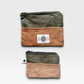 ZERO-WASTE Pouch Set (Khaki & Camel)