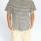 Unisex Stripe Short Tee