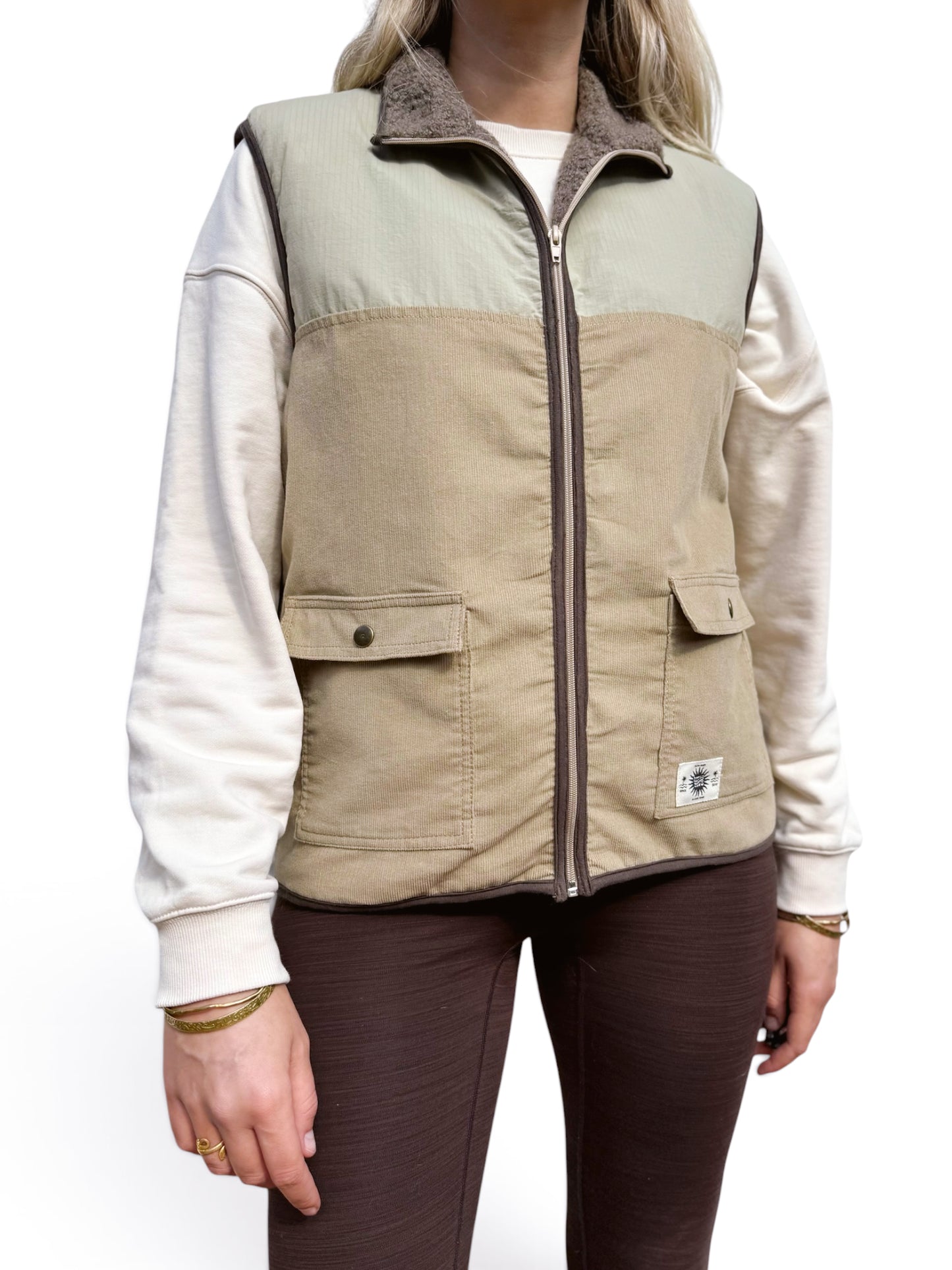 Unisex Fisherman Vest (Sage)