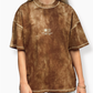 Unisex "Sunset" Short Tee (Brown Tie Dye)