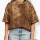 Unisex "Sunset" Short Tee (Brown Tie Dye)