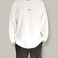Unisex Classic White Long Sleeve (Teal Collar)