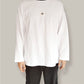 Unisex Classic White Long Sleeve (Teal Collar)