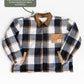 Workers Jacket (Navy Plaid Sherpa)