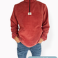 Dusk quarter zip - Retro Red