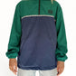 Dawn Corduroy Quarter-zip (Emerald & Navy)
