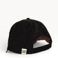 Retro 5 Panel Corduroy Cap - Black "Surfs Up"