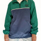 Dawn Corduroy Quarter-zip (Emerald & Navy)