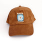 Retro 5 Panel Corduroy Cap - NEW Tan "Earth Passenger"