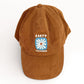 Retro 5 Panel Corduroy Cap - NEW Tan "Earth Passenger"