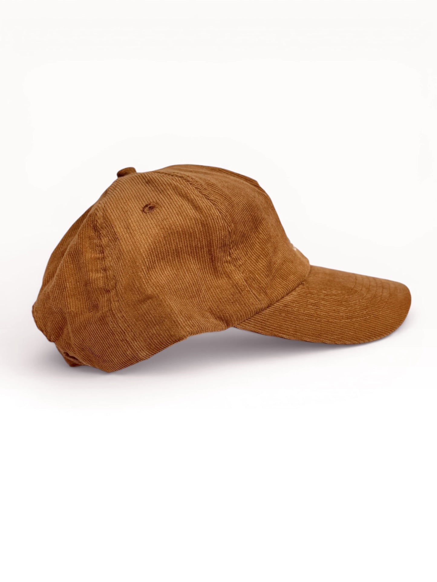 Retro 5 Panel Corduroy Cap - NEW Tan "Earth Passenger"