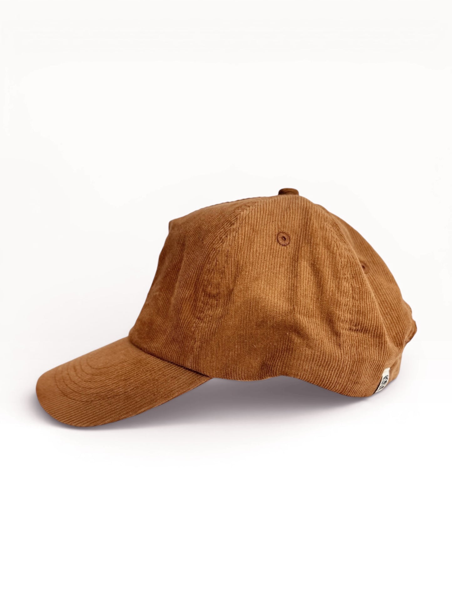 Retro 5 Panel Corduroy Cap - NEW Tan "Earth Passenger"