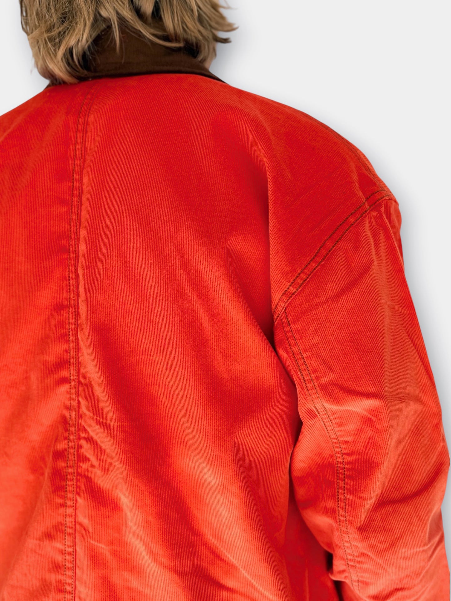 Workers Jacket (Red Corduroy)