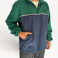Dawn Corduroy Quarter-zip (Emerald & Navy)