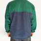 Dawn Corduroy Quarter-zip (Emerald & Navy)