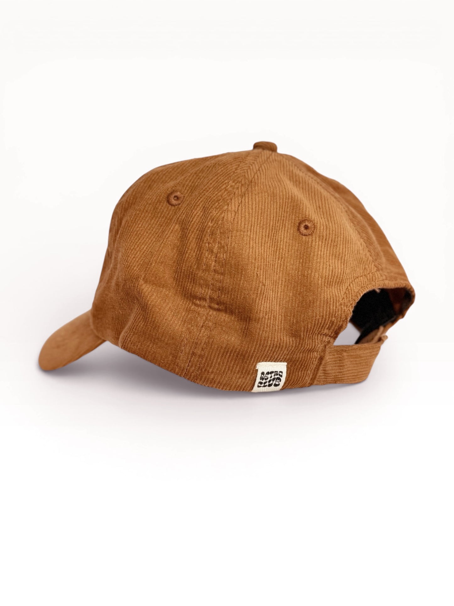 Retro 5 Panel Corduroy Cap - NEW Tan "Earth Passenger"
