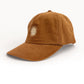 Retro 5 Panel Corduroy Cap - Tan "Laid Back"
