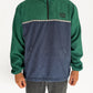 Dawn Corduroy Quarter-zip (Emerald & Navy)