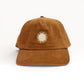 Retro 5 Panel Corduroy Cap - Tan "Laid Back"