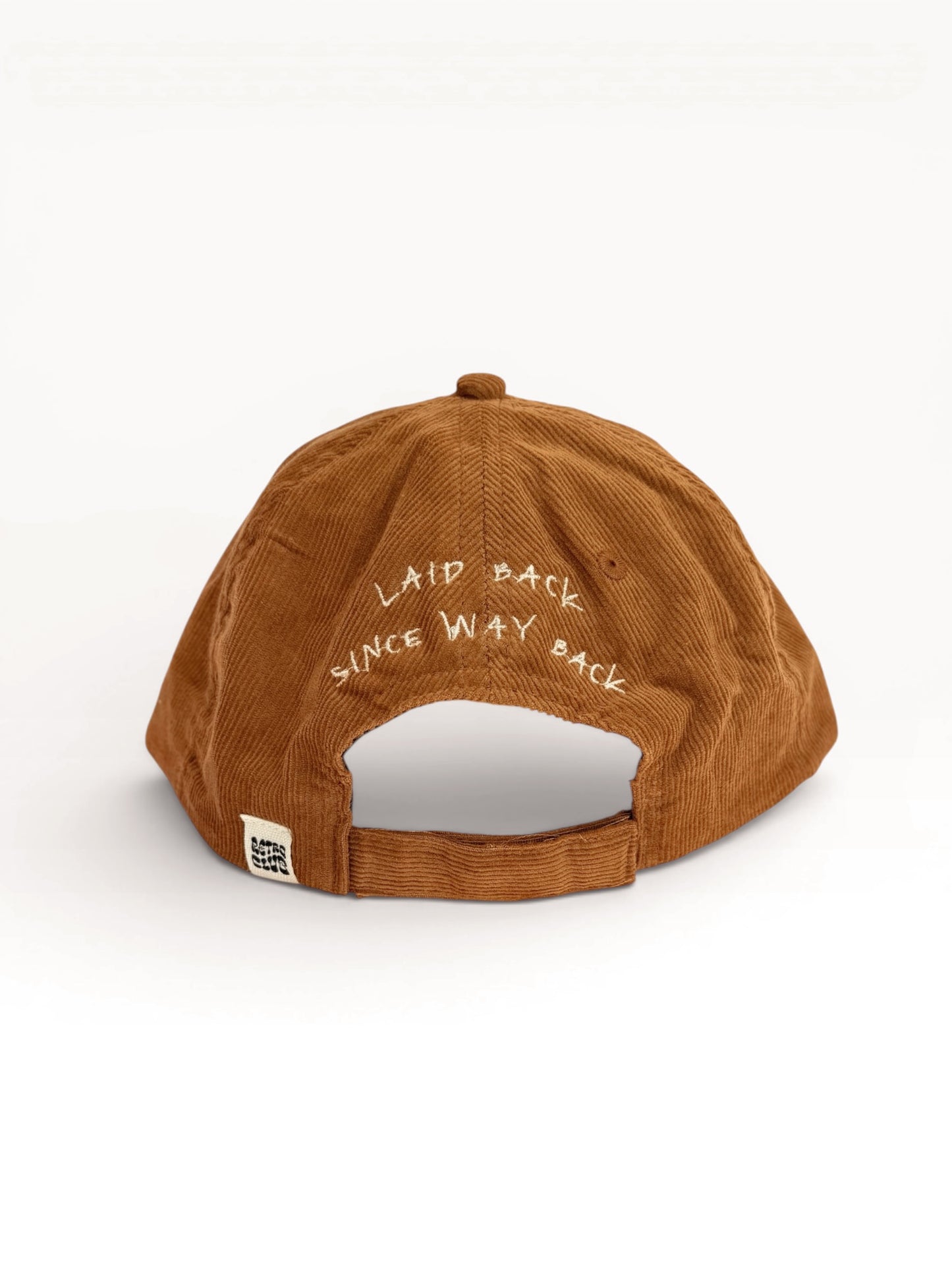 Retro 5 Panel Corduroy Cap - Tan "Laid Back"
